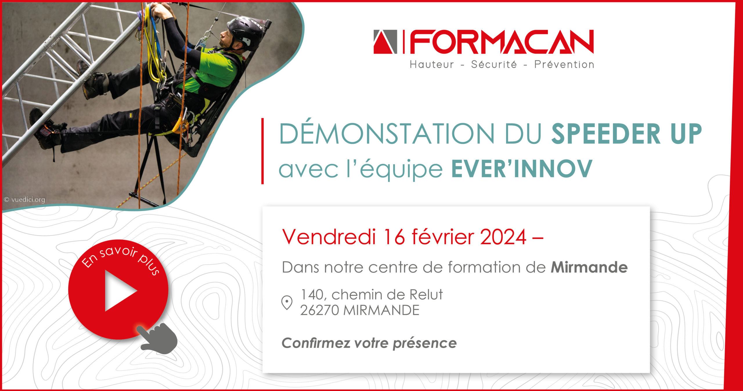 Lire la suite à propos de l’article Invitation à la démonstration du SPEEDER UP de la société EVER’INNOV