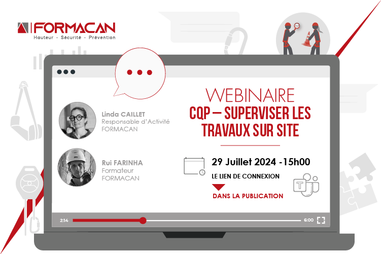 Webinar CQP Superviser les Travaux sur site